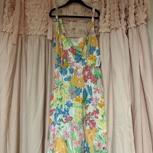 Old Navy Multicolor Floral Dress